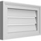 Ekena Millwork Vertical Surface Mount PVC Gable Vent: Functional, w/ 2"W x 1-1/2"P Brickmould Frame, 20"W x 12"H GVPVE20X1202SF - alternate 2